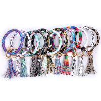 PU Leather Cord Bracelets, plated, fashion jewelry & for woman Inner Approx 85mm 