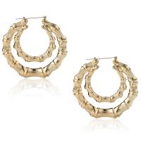 Zinc Alloy Hoop Earring, plated, fashion jewelry & for woman 