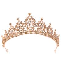 Bridal Tiaras, Zinc Alloy, plated, fashion jewelry & for woman & with rhinestone 