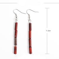 Natural Stone Drop Earring, fashion jewelry & for woman 75mm 