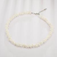 Collier de coquillages, coquille, Placage, pour femme, blanc, Vendu par brin