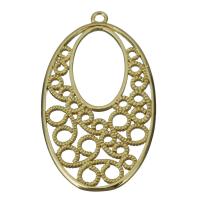 Hollow Brass Pendants, golden Approx 1.5mm 