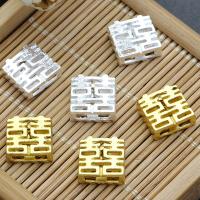 Zinc Alloy Hollow Pendants, plated, DIY 12*11mm 