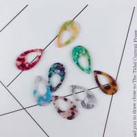 Feuille d'acétate Pendentif, larme, DIY, plus de couleurs à choisir Environ 2mm Vendu par sac