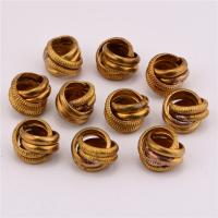 Brass Earring Drop Component, original color Approx 3mm 