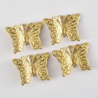 Animal Brass Pendants, Butterfly, original color Approx 1mm 