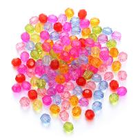 Perles en plastique de mode, Placage, DIY, Couleur aléatoire, 8mm Vendu par sac