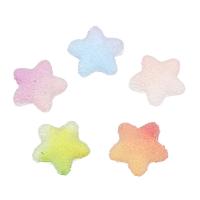 Resina de la manera Cabujones, Estrella, Joyería & Bricolaje, más colores para la opción, 18.5x6mm, aproximado 100PCs/Bolsa, Vendido por Bolsa