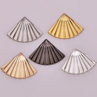 Bijoux pendentifs en laiton, coquille, Placage, Couleur aléatoire Environ 1mm Vendu par sac