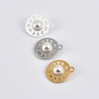 中空真鍮ペンダント, 銅, とともに ABS 樹脂パール, メッキ, くり抜き, ランダムカラー, 14mm, 穴:約 1mm, 100パソコン/バッグ, 売り手 バッグ