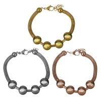 ステンレス スチール ブレスレット, とともに 1Inch エクステンダチェーン, メッキ, メッシュ チェーン & 女性用, 無色 5.5mm, 長さ:約 7.5 インチ, 売り手 ストランド