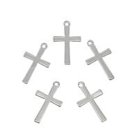 Stainless Steel Cross Pendants, 304 Stainless Steel, original color Approx 1.4mm 