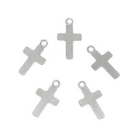 Stainless Steel Cross Pendants, 304 Stainless Steel, original color Approx 1.5mm 