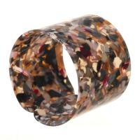 Acetate Cuff Bangle, with Iron, fashion jewelry & Unisex 