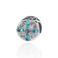 Rhinestone Zinc Alloy Beads, plated, DIY & with rhinestone 11*11mm 