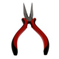 Pliers, Stainless Steel, with Rubber, black and red 