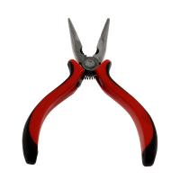 Pliers, Stainless Steel, with Rubber, black and red 