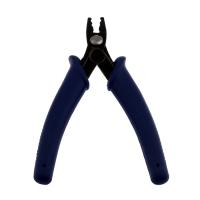 Pliers, Stainless Steel, with Rubber, blue 