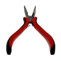 Pliers, Stainless Steel, with Rubber, black and red 