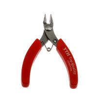 Pliers, Stainless Steel, with Rubber, red 