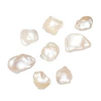 Perlas Freshwater sin Agujero, Perlas cultivadas de agua dulce, natural, Blanco, 9-12mm, 10PCs/Bolsa, Vendido por Bolsa