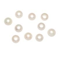 Perlas Freshwater sin Agujero, Perlas cultivadas de agua dulce, natural, diverso tamaño para la opción, Blanco, 10PCs/Bolsa, Vendido por Bolsa