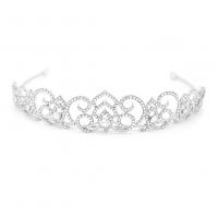 Bridal Hair Band, Zinc Alloy, with Rhinestone, fashion jewelry & for woman & with rhinestone, 13.5cmx3cm 