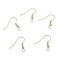 Stainless Steel Hook Earwire, DIY & with loop, original color Approx 2mm 