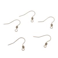 Stainless Steel Hook Earwire, DIY & with loop, original color Approx 2mm 