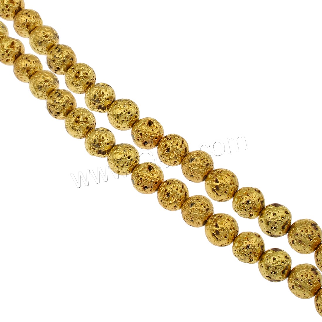 Multicolor Lava Beads, Round, plated, different size for choice, more colors for choice, Hole:Approx 1mm, Sold By Strand