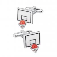 Brass Cufflinks, plated, fashion jewelry & for man & epoxy gel 