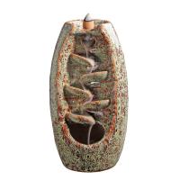 Incense Smoke Flow Backflow Holder Ceramic Incense Burner, Porcelain, for home and office 