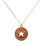 Zinc Alloy Necklace, plated, oval chain & for woman nickel & cadmium free Approx 17.7 Inch 