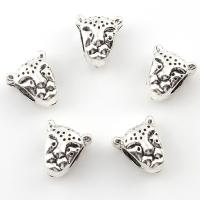 Zinklegierung Tier Perlen, Leopard, plattiert, großes Loch, keine, 10x10x8mm, Bohrung:ca. 5mm, ca. 166PCs/Tasche, verkauft von Tasche