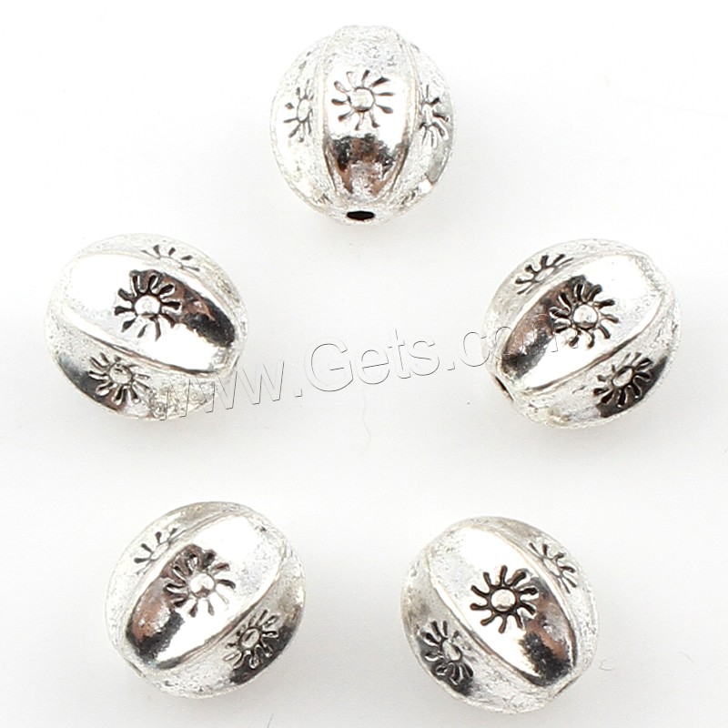 Zinc Alloy Jewelry Beads, plated, more colors for choice, 10x11x9mm, Hole:Approx 1mm, Approx 166PCs/Bag, Sold By Bag