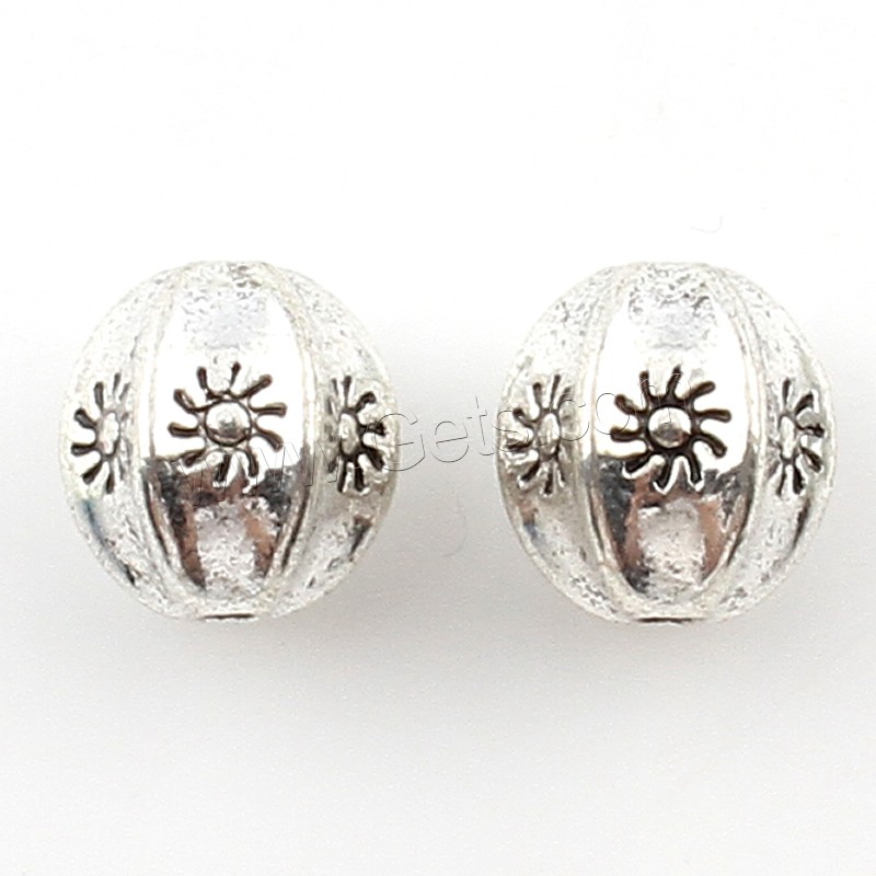 Zinc Alloy Jewelry Beads, plated, more colors for choice, 10x11x9mm, Hole:Approx 1mm, Approx 166PCs/Bag, Sold By Bag