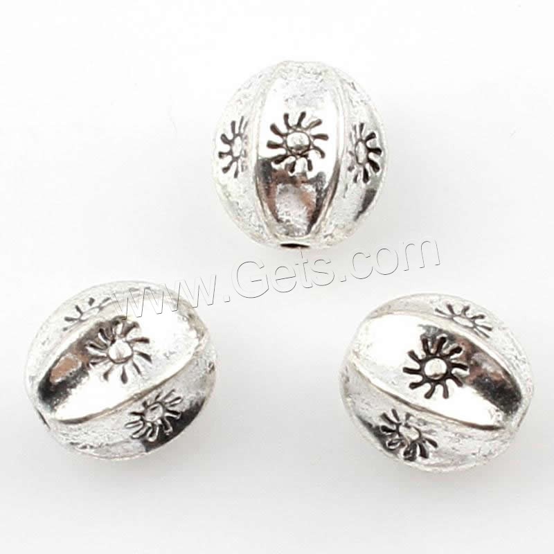 Zinc Alloy Jewelry Beads, plated, more colors for choice, 10x11x9mm, Hole:Approx 1mm, Approx 166PCs/Bag, Sold By Bag