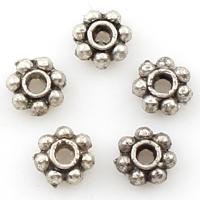 Zinc Alloy Spacer Beads, Flower, plated Approx 2mm, Approx 