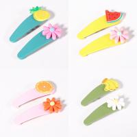 Children Hair Clip, Acrylic, Girl & fashion jewelry 20mm 