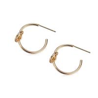 Brass Hoop Earring, real gold plated, fashion jewelry & hypo allergic & for woman 