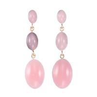 Acrylic Drop Earring, plated, fashion jewelry & for woman 