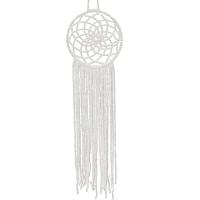 Мода Dreamcatcher, Хлопковая нить, Связанный вручную, для дома и офиса, белый, 18cm, продается PC