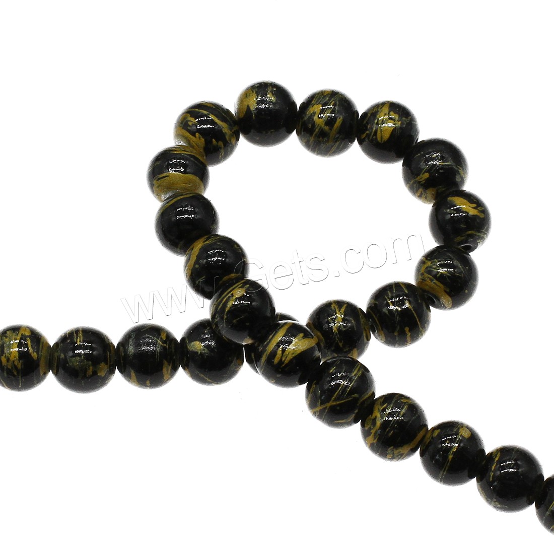 Glass Beads Beads, Round, different size for choice, more colors for choice, Hole:Approx 1mm, Sold By Strand