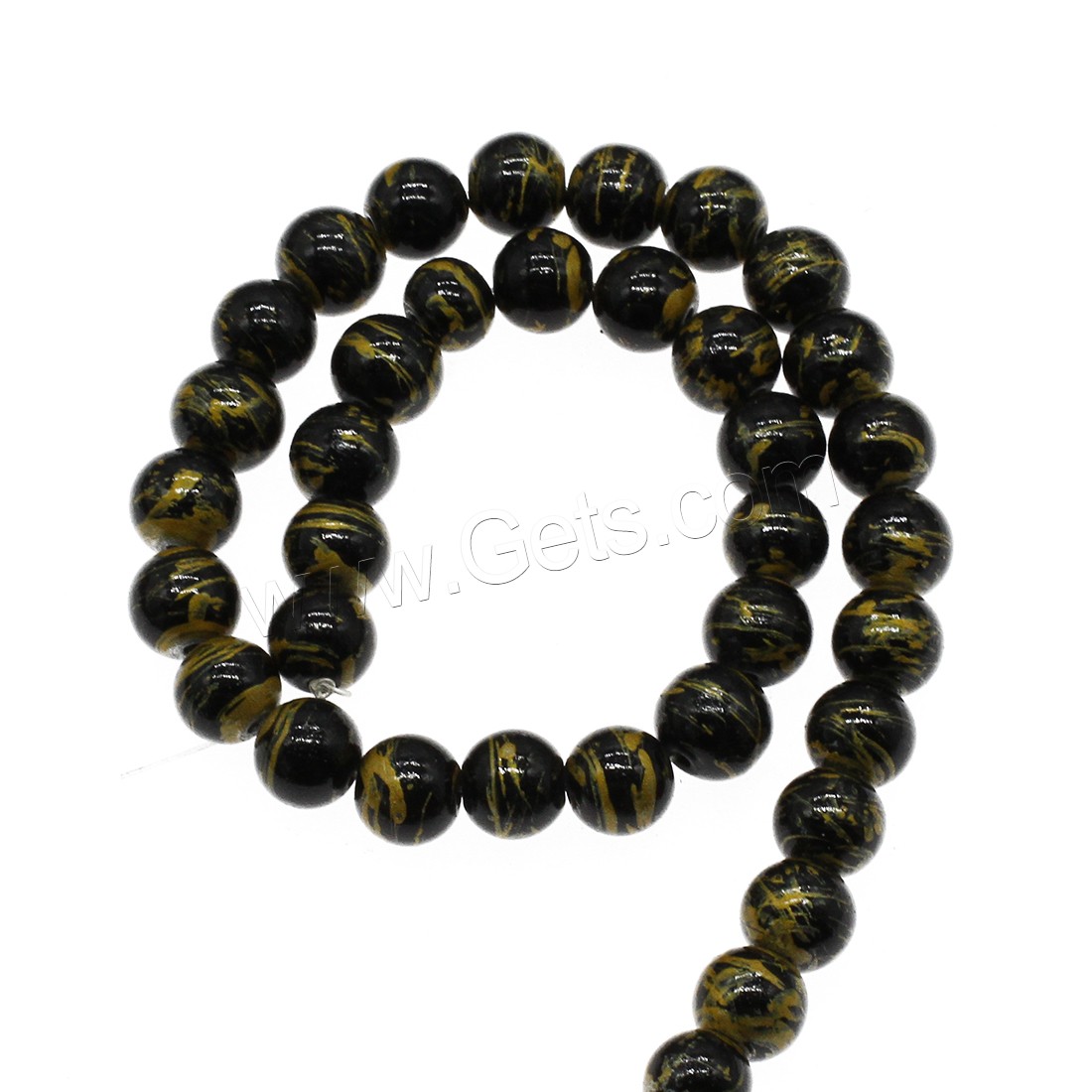 Glass Beads Beads, Round, different size for choice, more colors for choice, Hole:Approx 1mm, Sold By Strand