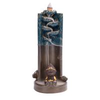 Incense Smoke Flow Backflow Holder Ceramic Incense Burner, Porcelain, handmade, for home and office & durable 