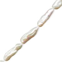 Baroque Cultured Freshwater Pearl Beads, polished, white, 16-22mm Approx 1mm, Approx 