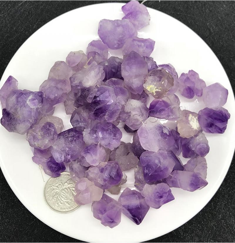 Natürliche Amethyst Perlen, verschiedene Größen vorhanden, Bohrung:ca. 1mm, verkauft von Strang