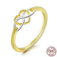 Anillo de Plata Ley, Plata de ley 925, Corazón, chapado, Joyería & diverso tamaño para la opción & para mujer, 1.5mm, tamaño:6-8, Vendido por UD