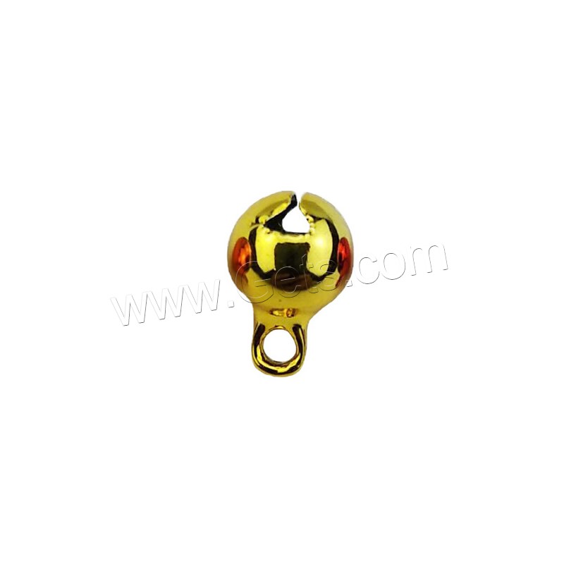 Stainless Steel Bell Charm, polished, different size for choice, more colors for choice, 200PCs/Bag, Sold By Bag