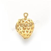 Hollow Brass Pendants, gold color plated, DIY 